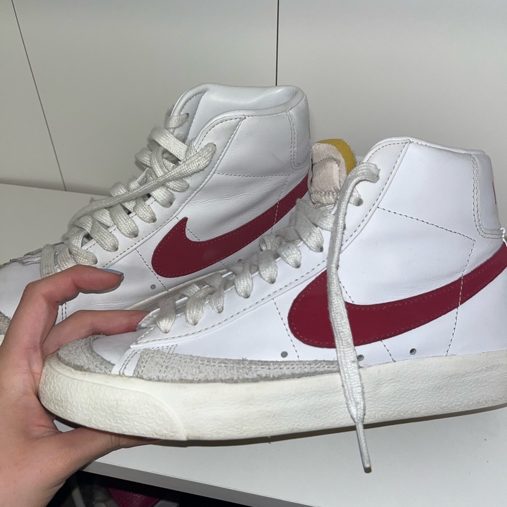 Red Nike Blazers